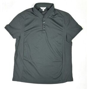Calvin Klein Shirt Mens XXL Body Fit Short Sleeve Polo Knit Gray Golf